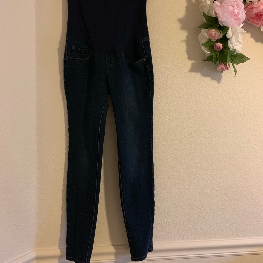 LED Luxe Essentials Denim Maternity Jeans, Size 26